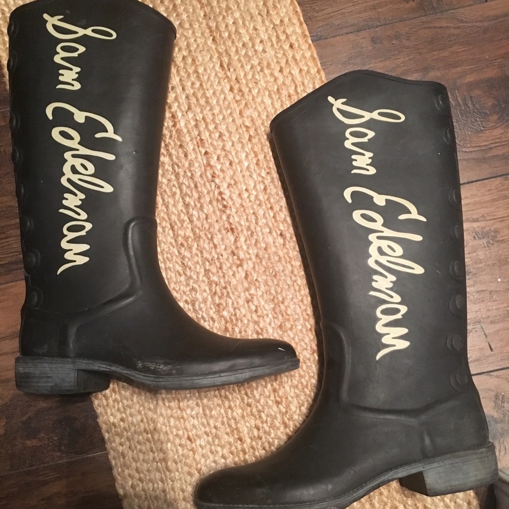 Sam Edelman Wellies rain boot black